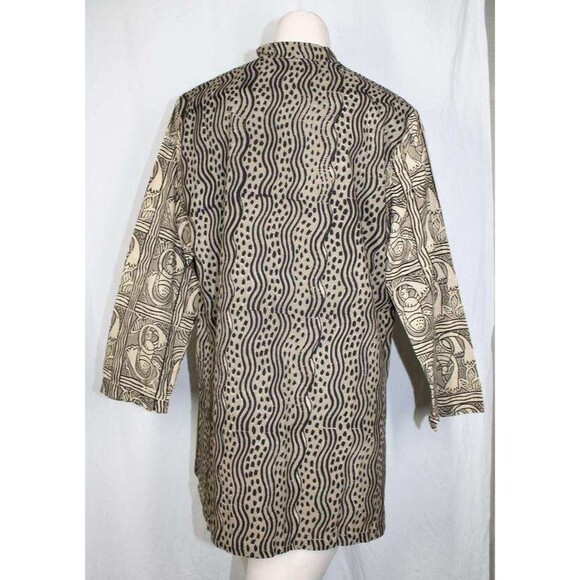 MarketPlace Handwork of India by Puspanjali M L Artisanal Geometric Applique Top - Picture 2 of 7